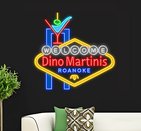 DINO MARTINIS | LED Neon Sign