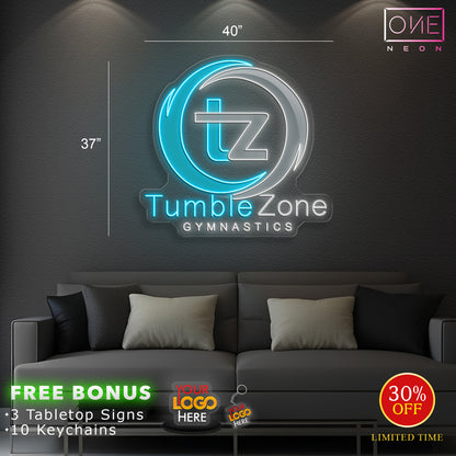 F1 Athletics & Tumble Zone | 2 Led Neon Signs