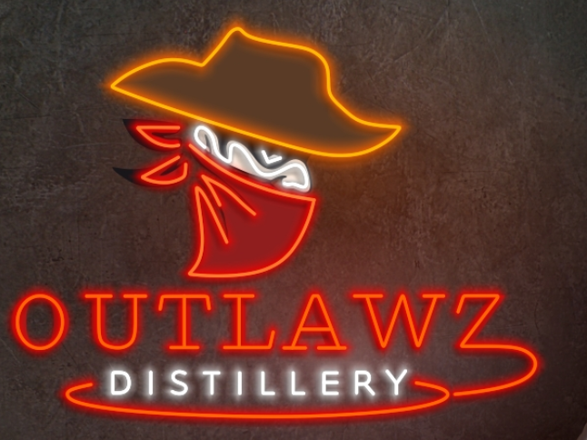 Outlawz Distillery| LED Neon Sign