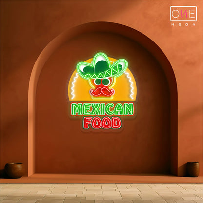 Mexican Food Artwork Led Neon Sign