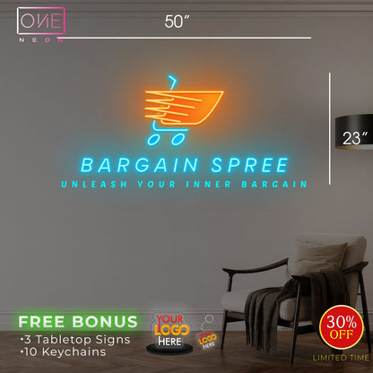 BARGAIN SPREE  | Led Neon Sign