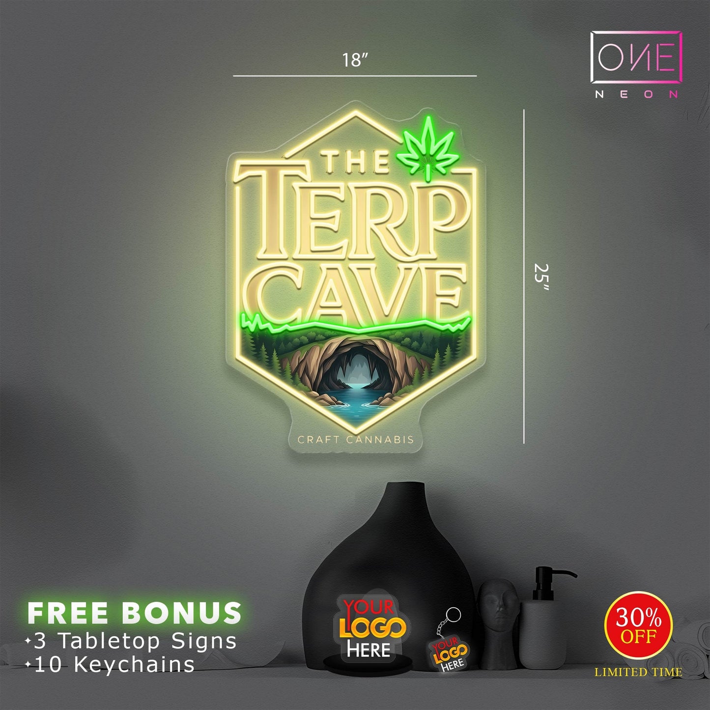 THE TERP CAVE| Led Neon Sign