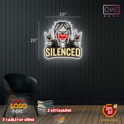 SILENCED | LED Neon Sign