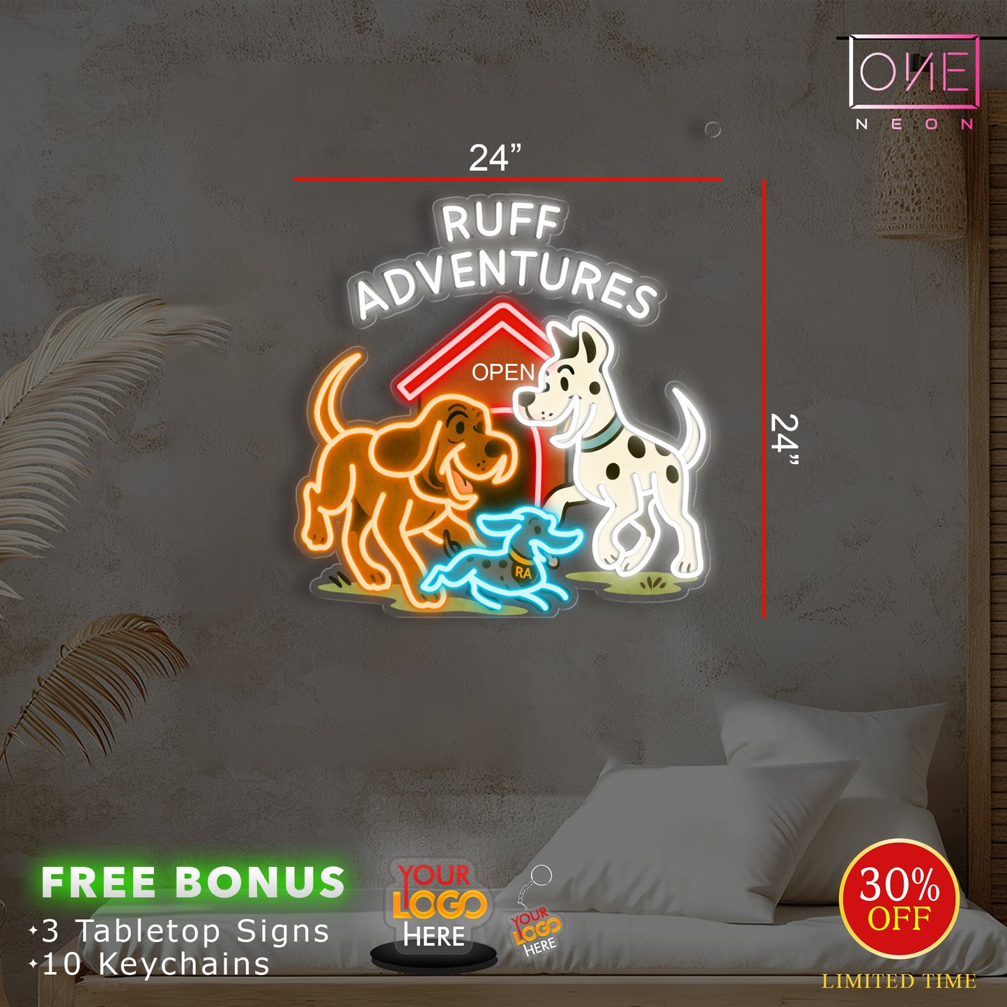 Ruff Adventures | Led Neon Sign