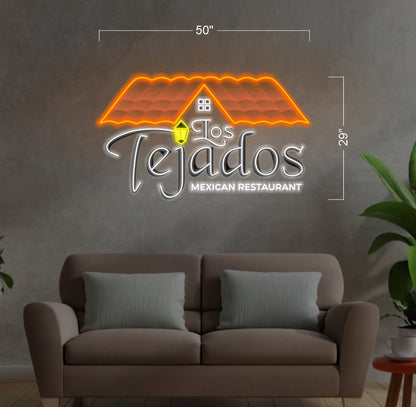 LOS TEJADOS MEXICAN RESTAURANT  | LED Neon Sign (2 signs)