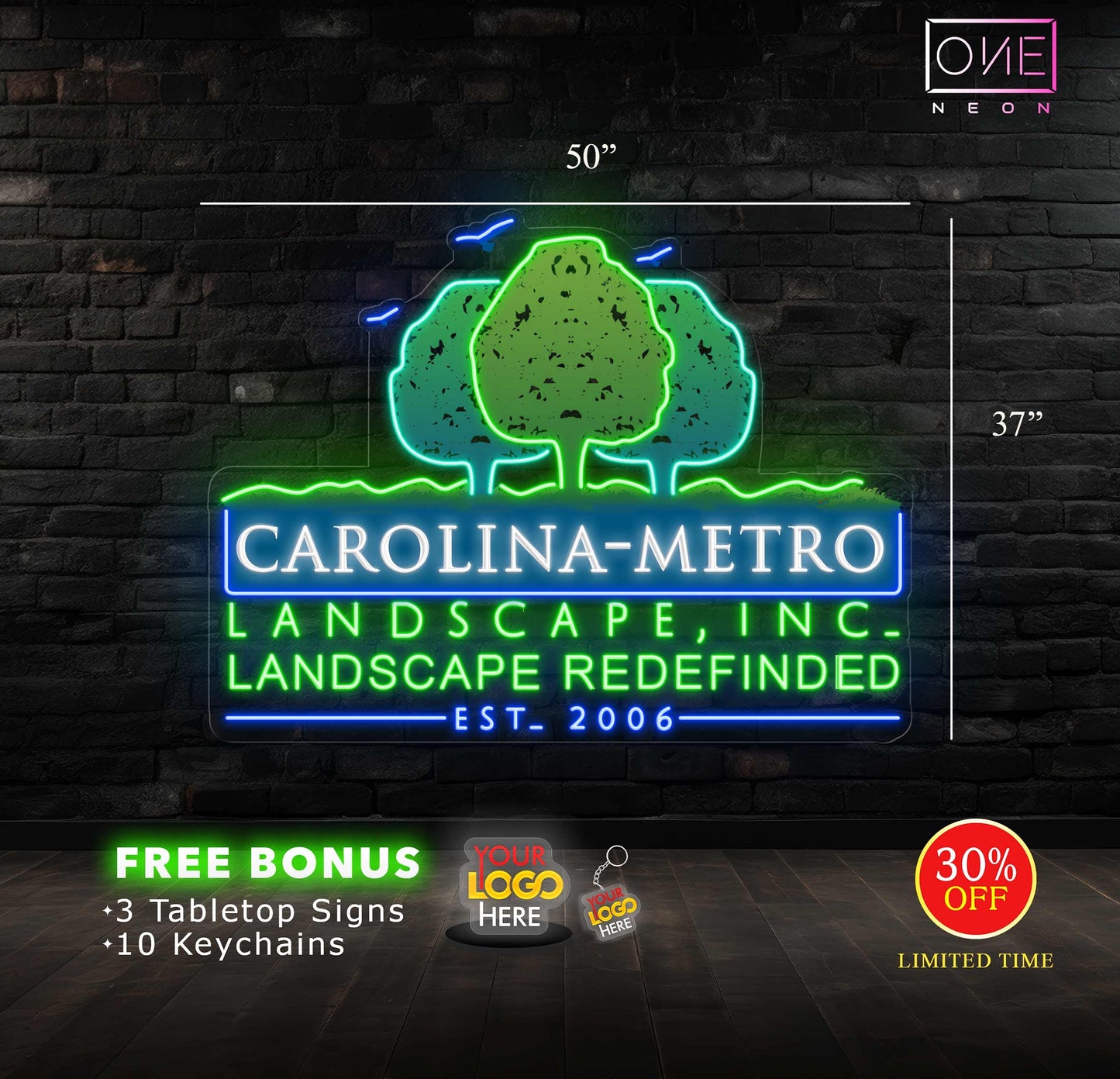 Carolina-Metro Landscape | Led Neon Sign
