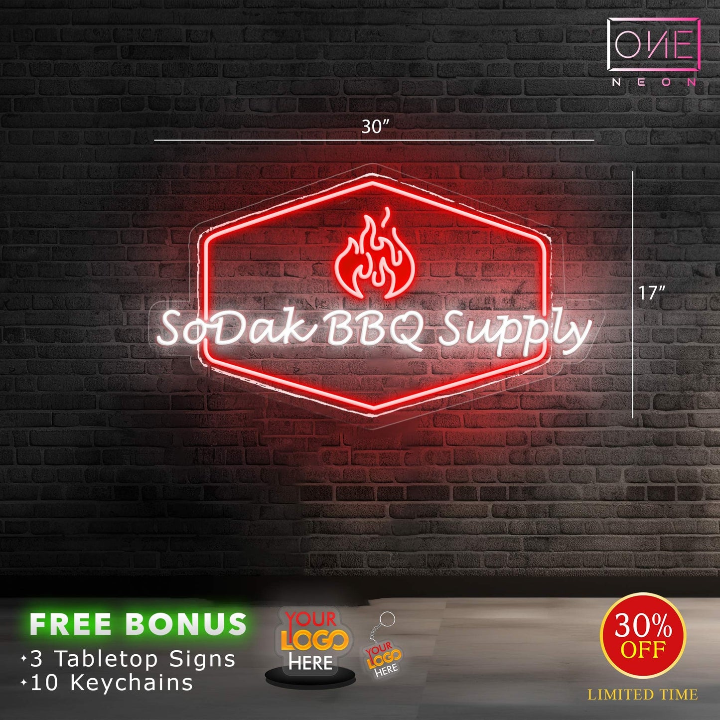 SoDak BBQ Supply | Led Neon Sign
