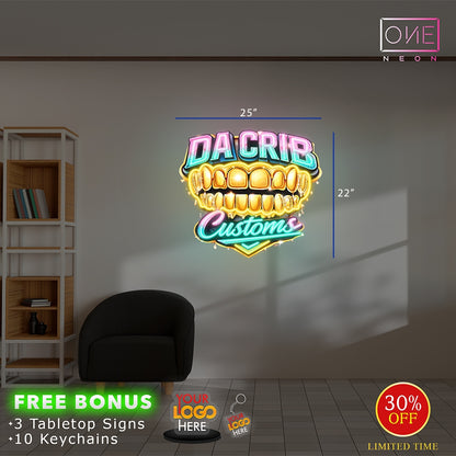 Da Crib Customs | Led Neon Sign