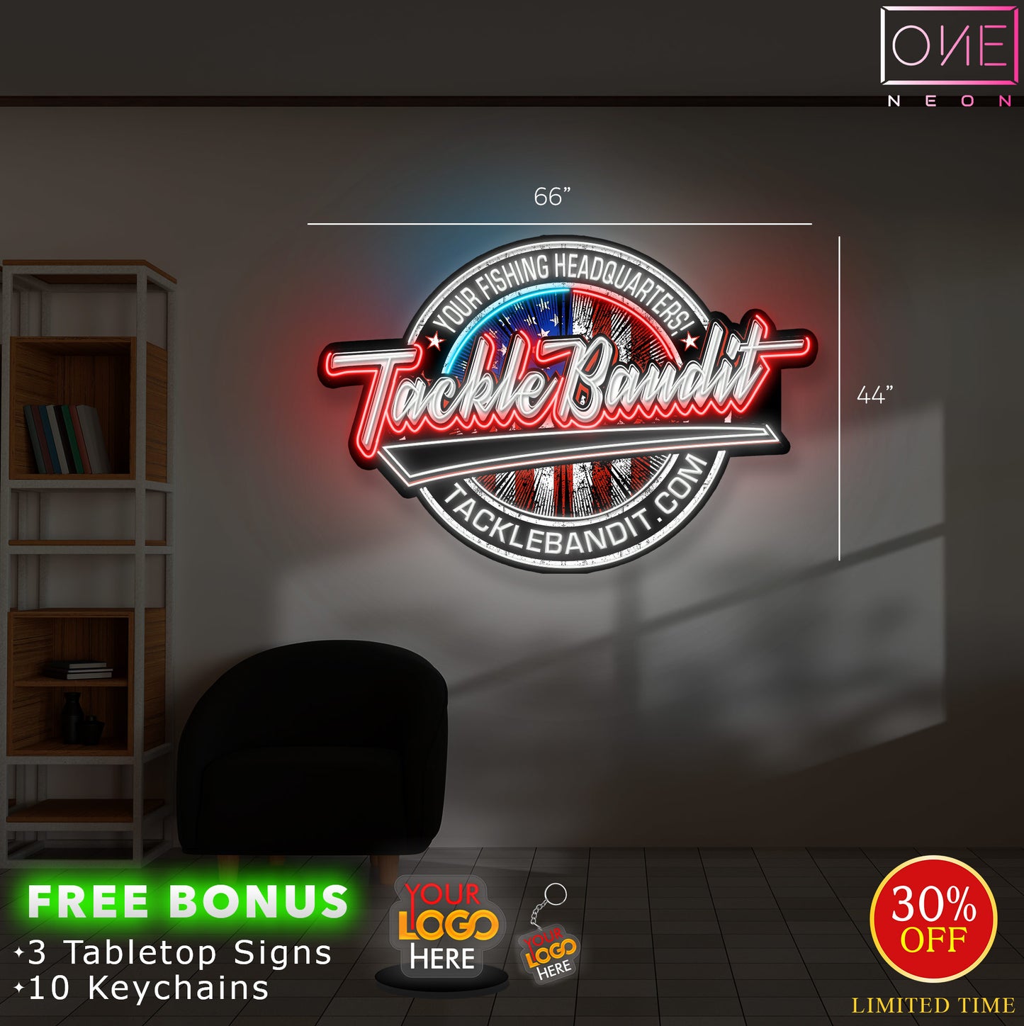 Tackle Bandit | Led Neon Sign (OUTDOOR)