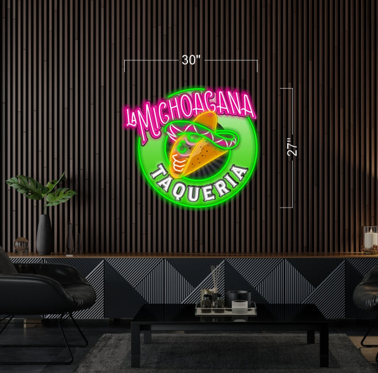 LA MICHOAGANA TAQUERIA| Led Neon Sign