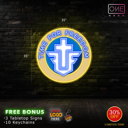 TIME FOR FREEDOM | Led Neon Sign