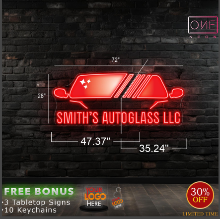 SMITH'S AUTOGLASS LLC | Led Neon Sign