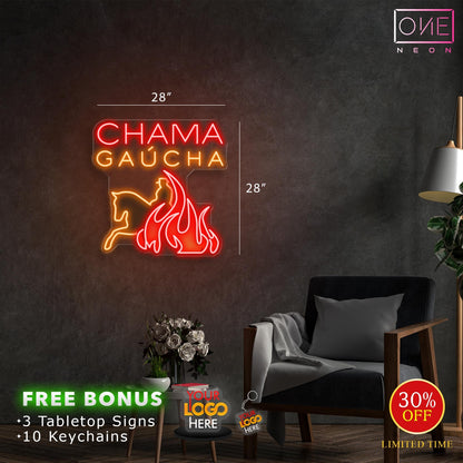 Chama Gaúcha | Led Neon Sign