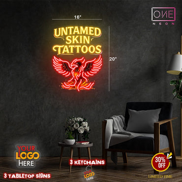 Untamed Skin Tattoos & MR Tattoos | 2 Led Neon Signs