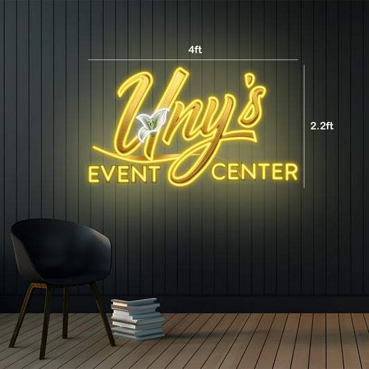 Central Bar Grill & Uny's Event Center | 2 Led Neon Signs