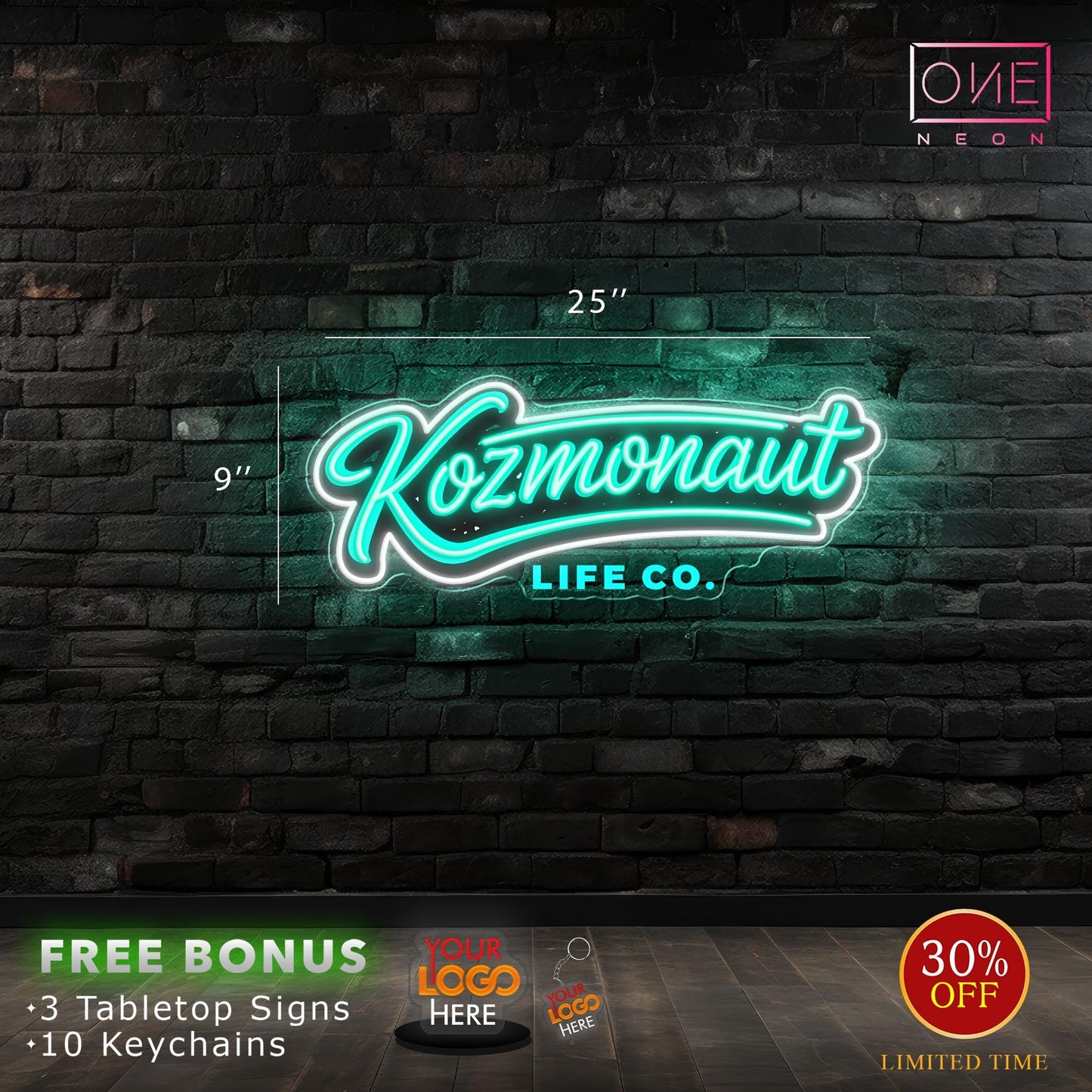 KOZMONAUT LIFE CO| Led Neon Sign