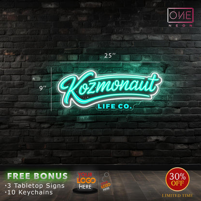KOZMONAUT LIFE CO| Led Neon Sign