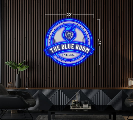 THE BLUE ROOM EST 2020  | LED Neon Sign