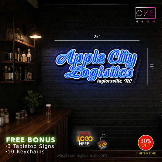 Apple City logistic| Led Neon Sign