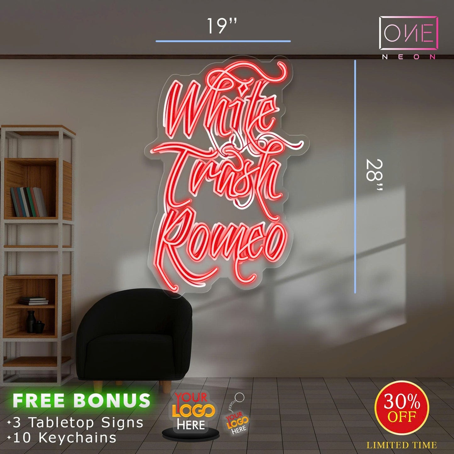 White Trash Romeo | Led Neon Sign