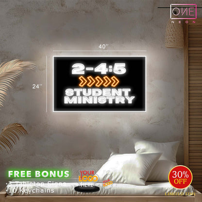 245 student ministry  | Led Neon Sign
