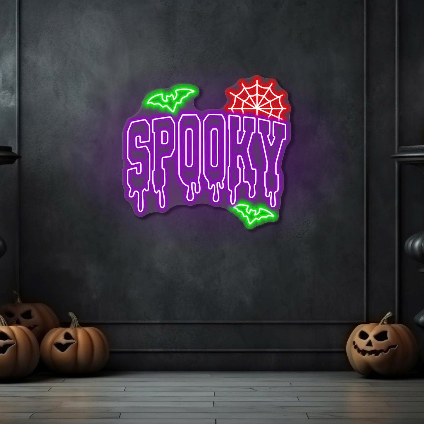 Spooky Halloween LED Neon Sign