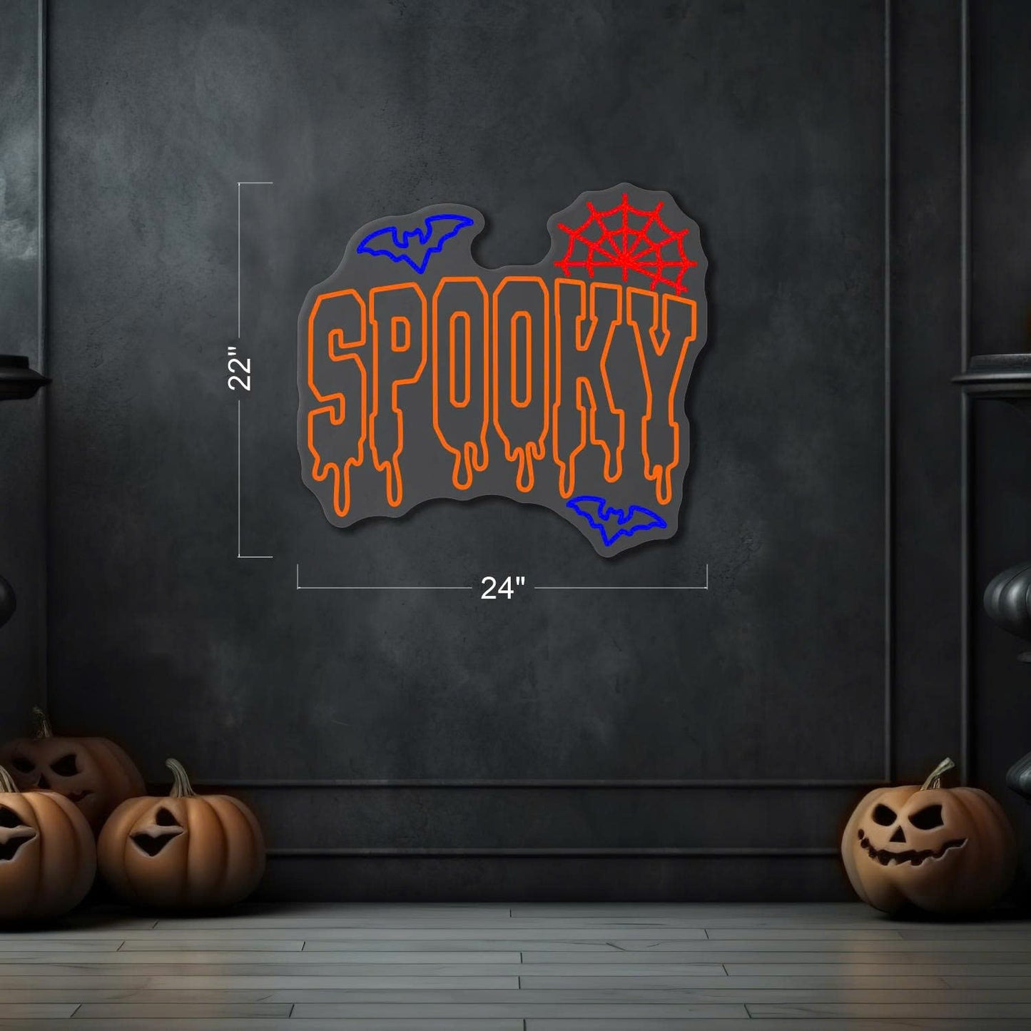 Spooky Halloween LED Neon Sign