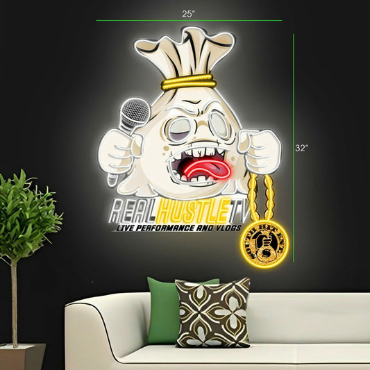 REAL HUSTLE | LED Neon Sign