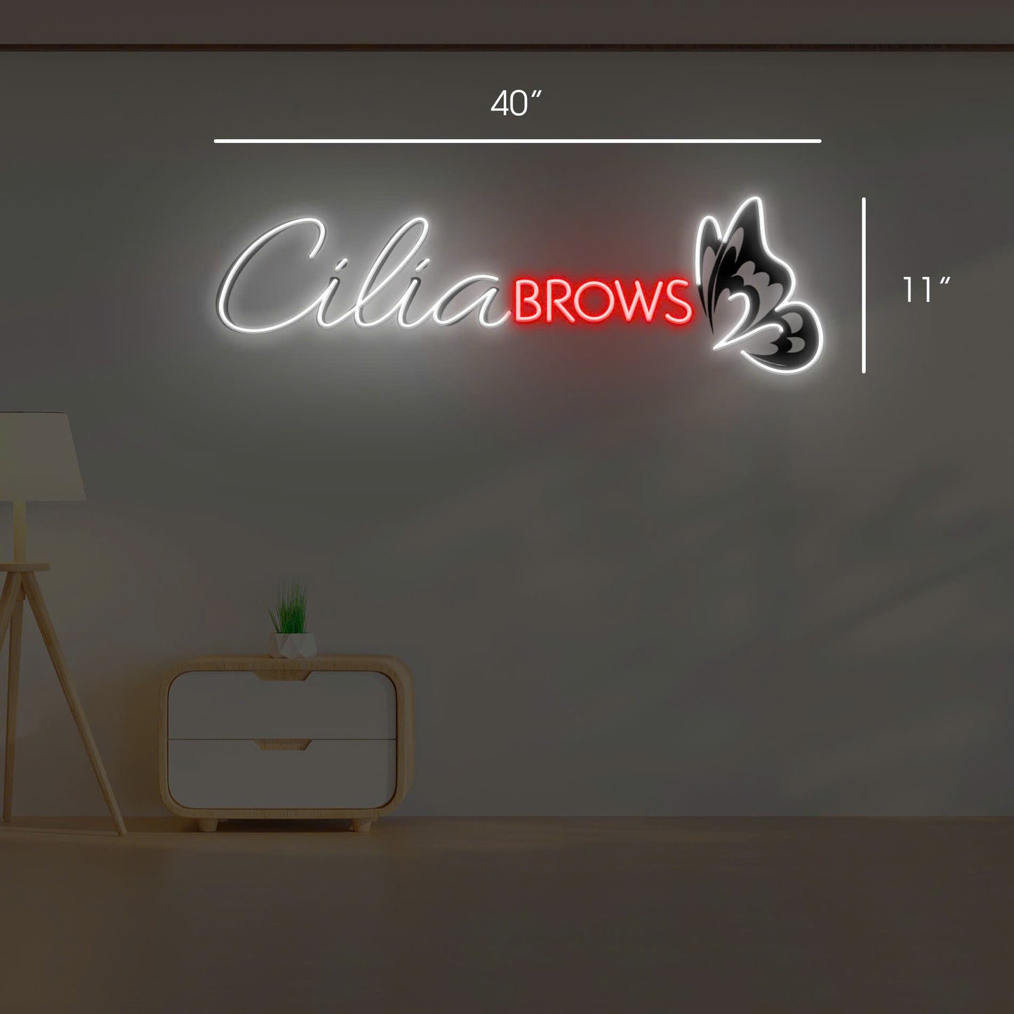 Cilia Brows | LED Neon Sign