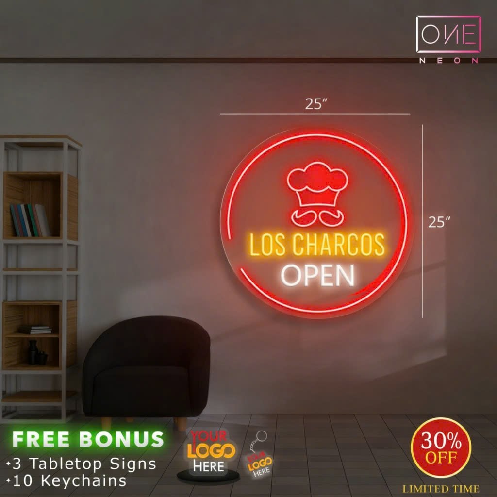 Los charcos  | Led Neon Sign (outdoors)