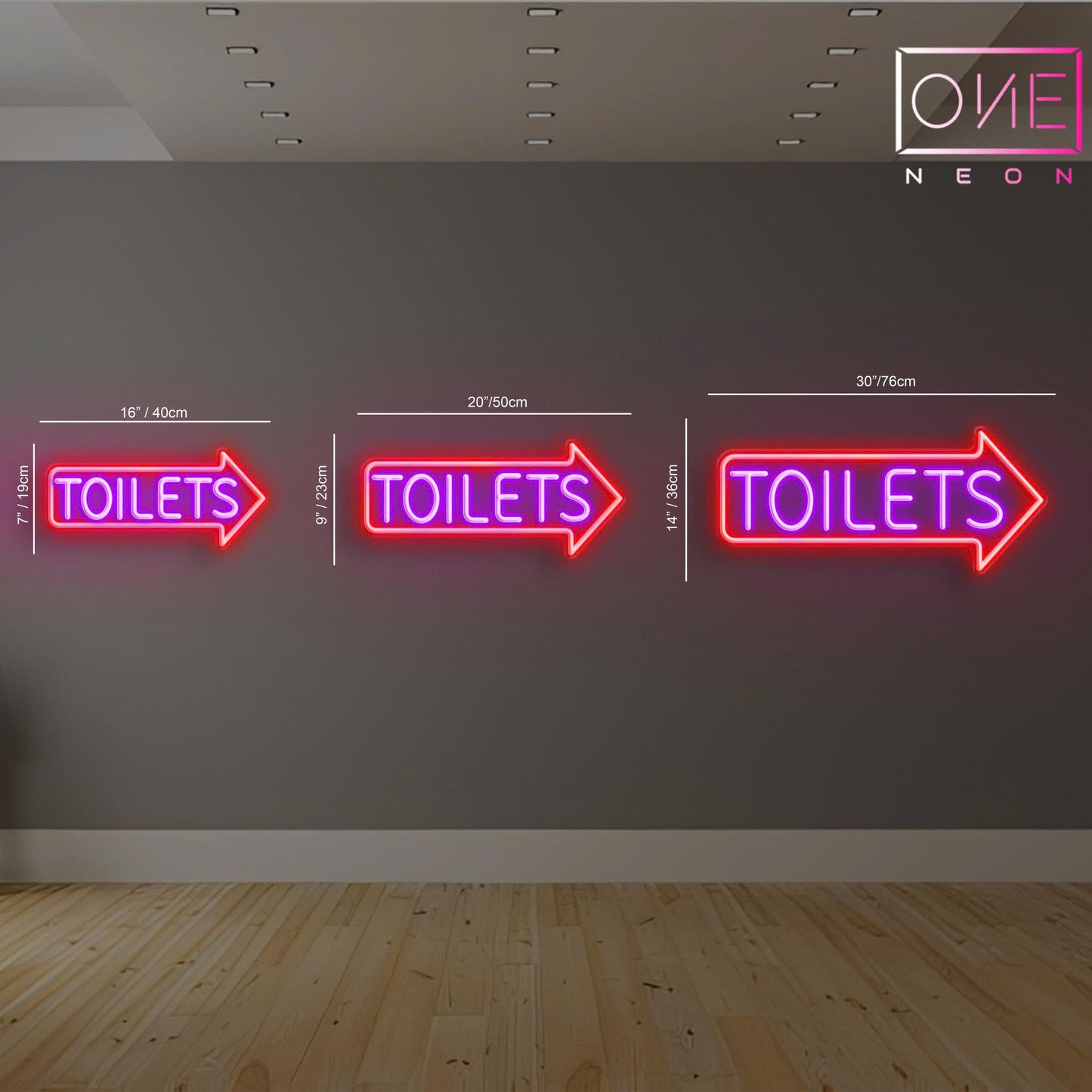 Toilets Led Neon Sign