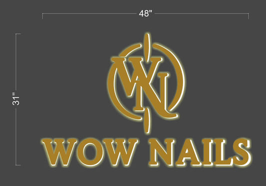 WOW NAILS | 3D channel letters